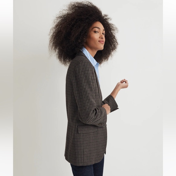 Madewell Larsen Blazer in Plaid - Picture 4 of 8